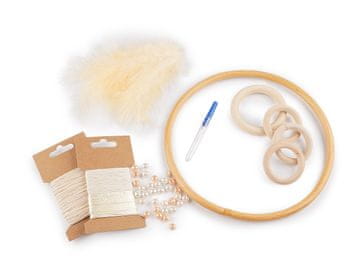 Ustvarjalni set lovilec sanj Ø20 cm - bež svetlo