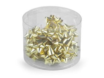 Samolepilna rozeta mini Ø25 mm - zlata kovinska