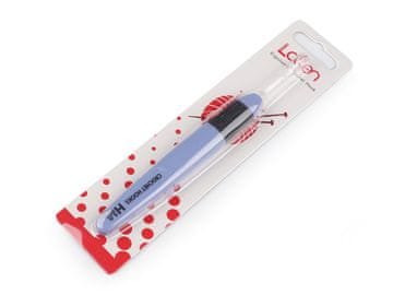 Kvačkarski kavelj z lahkim velikostjo 3; 4; 5 - (5 mm) modro fino.