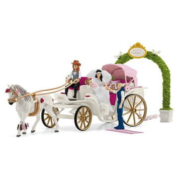 Schleich Igrača Poročna kočija in dodatki