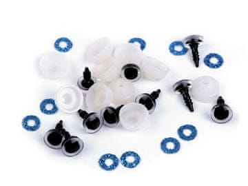 Bleščeče oči z varovalom Ø10 mm - (17) modri safir (50 komplet)