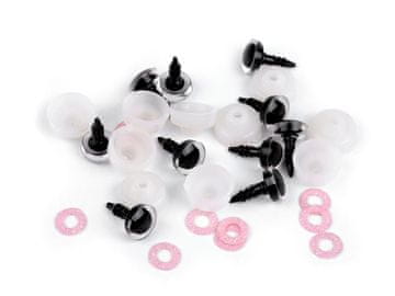 Bleščeče oči z varovalom Ø10 mm - (22) prah AB (50 set)