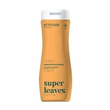 Naravni šampon za lesk in volumen tankih las Super Leaves (Volume & Shine Shampoo) 473 ml
