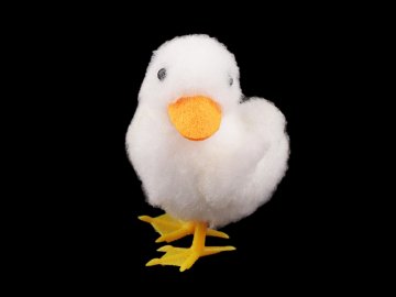 Velikonočna dekoracija račka - bela