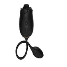 Fifty Shades of Grey Stimulator klitorisa in vibracijsko jajce, Fifty Shades of Grey - Dark Blushing Rose, črn