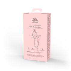 Fifty Shades of Grey Stimulator klitorisa in vibracijsko jajce, Fifty Shades of Grey - Dark Blushing Rose, črn