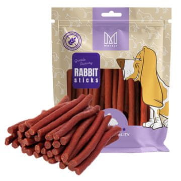 Mersjo Priboljšek za pse - Mersjo rabbit kabanosy 500g