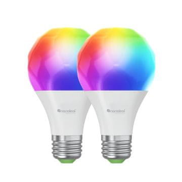Nanoleaf Pametna žarnica Matter Wi-Fi A19 E27, 2 kosa