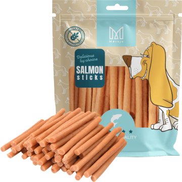 Mersjo Priboljšek, poslastica za pse - losos Kabanos 500g