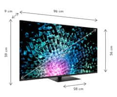 Thomson 43MG7C15 4K UHD televizor, MiniLED, 109cm, 144Hz, Google TV