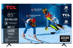 TCL 85C61K televizor, 85, 4K QD-Mini LED, Google TV, 144Hz, Onkyo zvok z Dolby Atmos