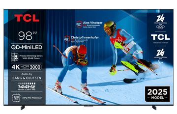 TCL 98C71K televizor, 249 cm (98), 4K QD-Mini LED HDR Premium , Google TV, 144Hz, zvok Bang & Olufsen