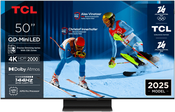 TCL 50C71K televizor, 126 cm (50), 4K QD-Mini LED HDR Premium , Google TV, 144Hz, Dolby Atmos