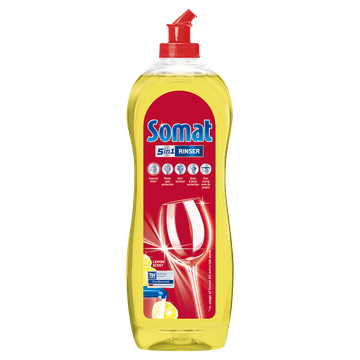 Somat Sredstvo za izpiranje pomivalnega stroja Limona, 750 mL