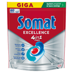 Somat Excellence 4v1 tablete za pomivalni stroj, 60/1