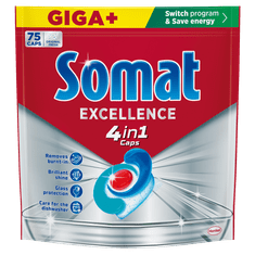 Somat Excellence 4v1 tablete za pomivalni stroj, 75/1
