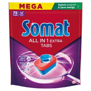  Somat  All in 1 Extra tablete za pomivalni stroj, 75/1 