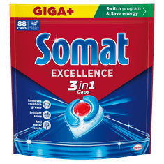 Somat 3in1 kapsule za strojno pomivanje posode, 88 pranj