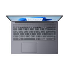 Lenovo IdeaPad Slim 3 16ARP10 prenosnik, AMD Ryzen 5 7535HS, 40,6 cm(16) WUXGA IPS, 16 GB RAM, 512 GB SSD, BrezOS, Luna Grey (83K8004VSC)