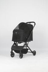 Qplay Pettie Black voziček za pse in mačke, zložljiv do 30kg (QP11)