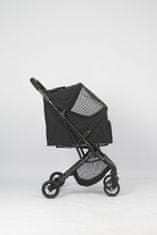 Qplay Pettie Black voziček za pse in mačke, zložljiv do 30kg (QP11)