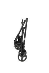 Qplay Bobbie voziček za pse in mačke, odstranljiva košara, do 22kg, črni (QP10C)