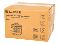Blow Laserska nivelirka GT-C2, križni laser, 16-linijski 4D nivo