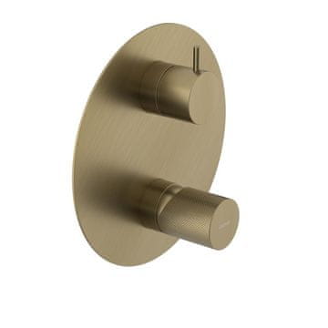 SAPHO Eleganten Vgradni Zlato Mat Tuš Sistem ULTRATAP z Dvojno Funkcijo