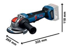 BOSCH Professional X-LOCK GWX 18V-11PS Solo akumulatorski kotni brusilnik (06019N4400)