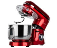 Manta Lovio LVSTM02P ChefAssistant Plus kuhinjski robot, 6,2 L, nerjaveče jeklo, 1900 W, rdeč (Velvet Red) + dodatki