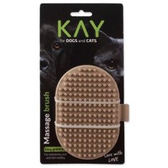 KAY krtača za ročno masažo mehka 13 cm