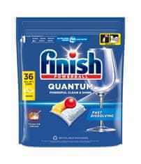 Finish Quantum Lemon kapsule za pomivanje posode, 36