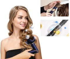 Manta Lovio LVHS001 AirStyle 8v1 oblikovalec za lase, 3 hitrosti, 4 temperature, 1400 W, modro-rjav (Midnight Copper) + dodatki