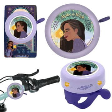 Disney DISNEY WISH Asha Kovinski zvonec za krmilo, primeren za kolesa in otroške skuterje