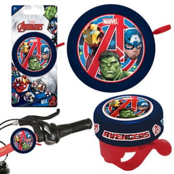 MARVEL COMICS MARVEL Avengers Kovinski zvonec za krmilo, primeren za kolesa, skuterje, za navijače