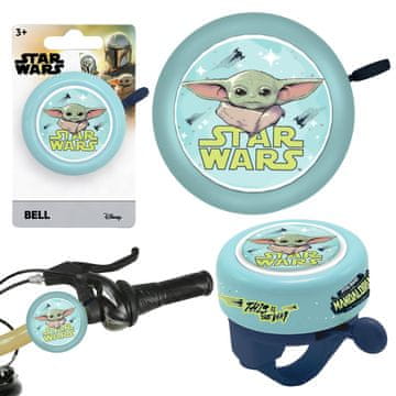 Disney STAR WARS The Mandalorian Kovinski zvonec za krmilo, primeren za kolesa in otroške skuterje