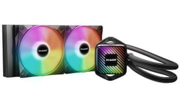 Be quiet! Bodite tiho! Vodni hladilnik Pure Loop 3 LX 240mm / 2x120mm ARGB / Intel 1851/1700/1200/1151/1150/1155 / AMD AM4 / AM5