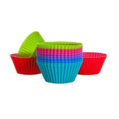 Banquet Košara za peko 6x2,7cm silikonska (12 kosov) CULINARIA Rdeča