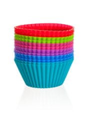 Banquet Košara za peko 6x2,7cm silikonska (12 kosov) CULINARIA Rdeča