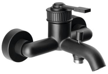 SAPHO VERSI Stenska Kopalniška Armatura - Mat Črna Eleganca