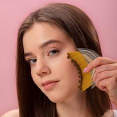 Netscroll Krtača za limfno masažo obraza in telesa za oblikovanje brade in čeljusti, zmanjša zabuhlost, sprošča napetost, LymphaticBrush