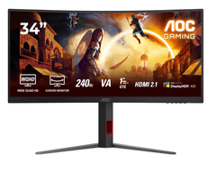 AOC CU34G4Z 34" VA WQHD 240Hz ukrivljen gaming monitor