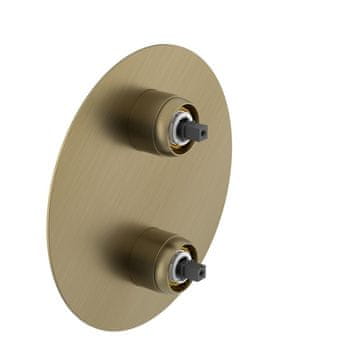 SAPHO ULTIMATIVO podometna tuš baterija z 2 izhodoma, zlato mat finish