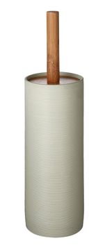 Ridder Elegantna Bež Stojna WC Ščetka ROLER iz Bambusa in Polyresina