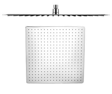 SAPHO Elegantna Kromirana SLIM Dežna Prha 500x500 mm - Nerez Laserski Lesk