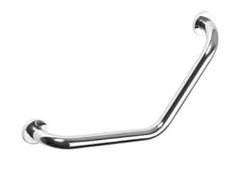 SAPHO Kromirana Kotna Oprijemna Palica 45° X-ROUND E, 405mm