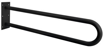 SAPHO Madlo U-oblike 600mm, črna mat, GEDY SHEJLA držalo za kozarec/zobno ščetko