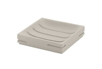 Gedy GEDY QUADROTTO Samostoječa Mýdlenka - Tortora, Poliresin