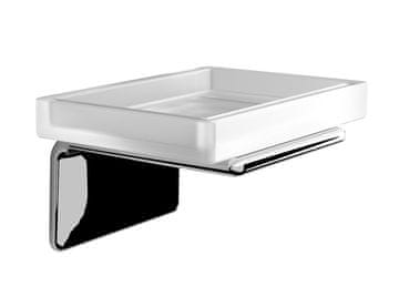 Gedy IL GIGLIO Milo Posodica, Mlečno Steklo, Kromirana Medenina, 110x47x95mm