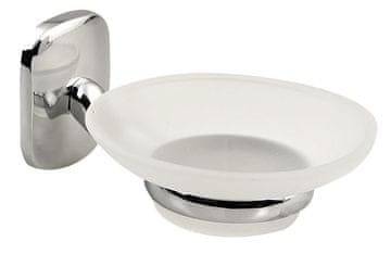 AQUALINE AQUALINE Mýdlenka RUMBA, mlečno steklo in krom